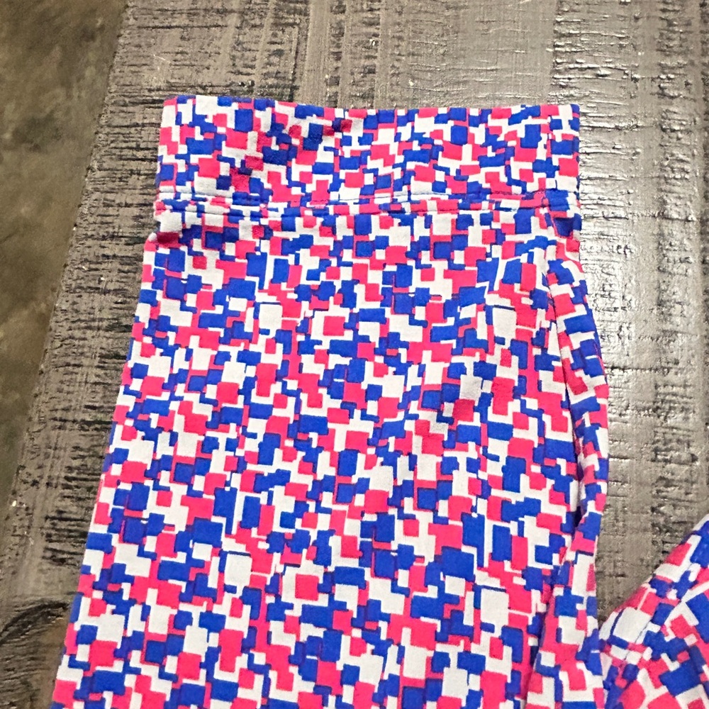 IBKUL Men's Geometric Polo - Red, Blue, White - Picture 5 of 9
